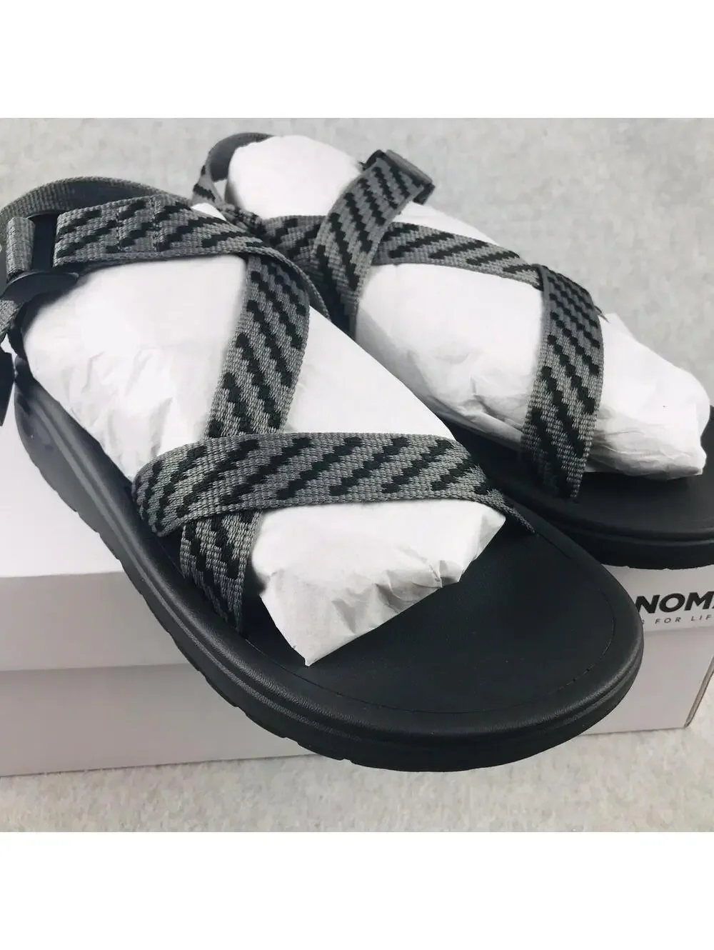 Sonoma Sandals Mens Size 11 Strap Sport Adjustable Comfort Gray  New*